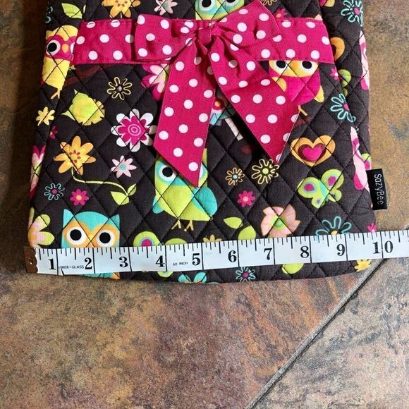 SazyBee Owl Flower Butterfly Girl’s Fabric Purse - Picture 3 of 16